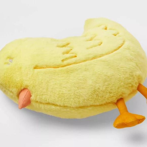 Chick Shaped Easter Throw Pillow Yellow - Picture 2 of 3